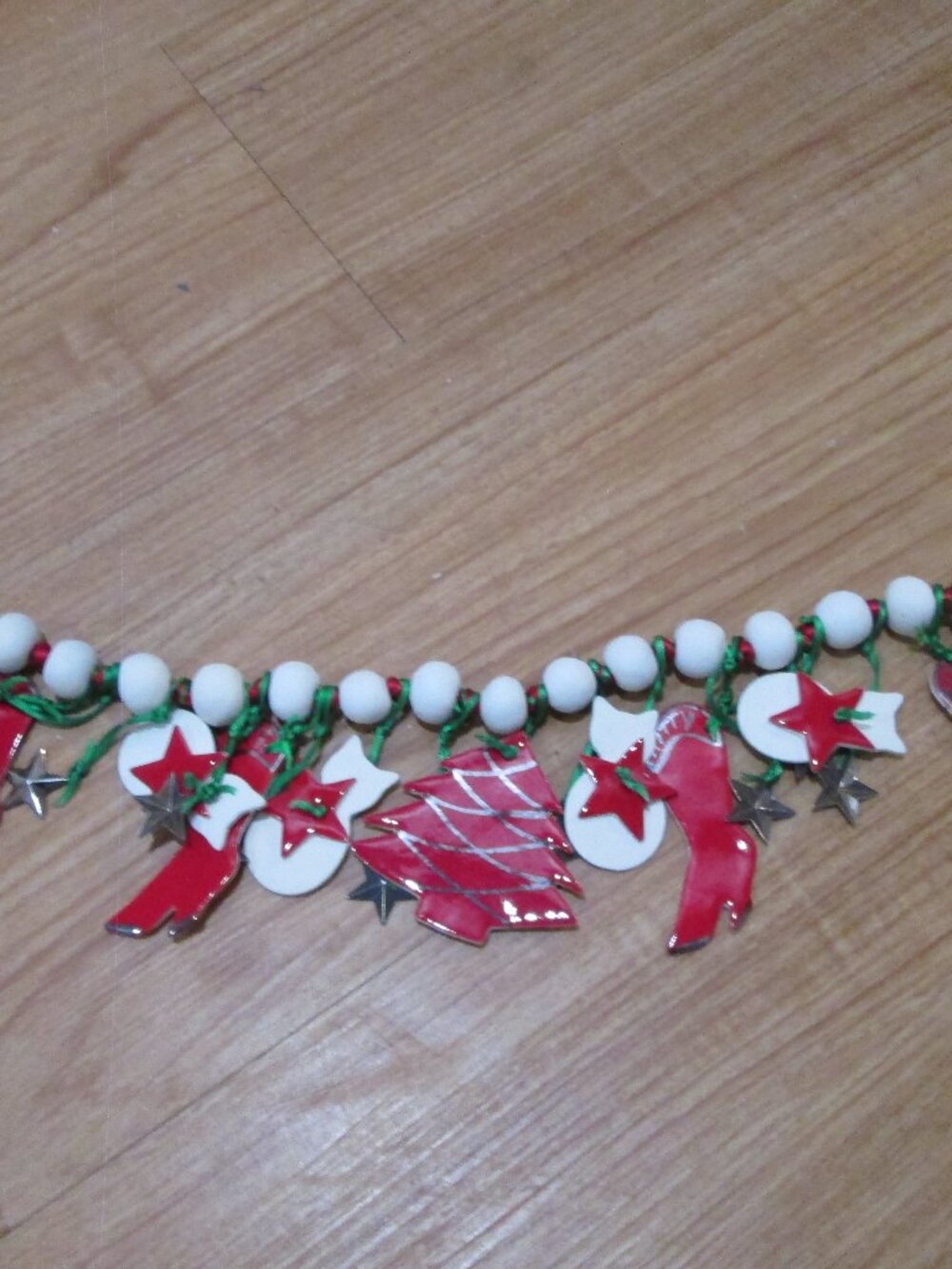 Red Boots Trees,Cats necklace very artistic boutique necklace on ribbon